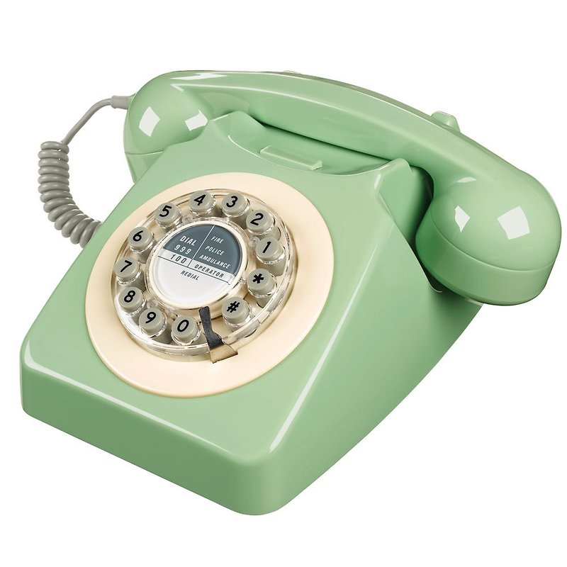 SUSS-UKは1950年代の746シリーズレトロクラシック電話/産業スタイル（スウェーデンの緑）を輸入しています。 - その他 - プラスチック ブルー