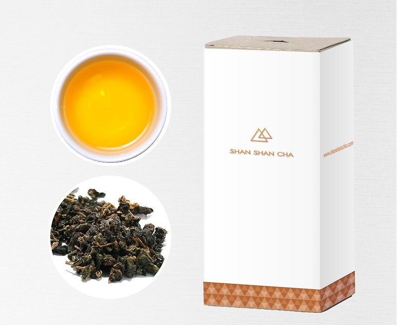 【シャンシャンライ茶】自然農法シャンシャン烏龍茶 詰替パック（150g/箱） - お茶 - 食材 オレンジ