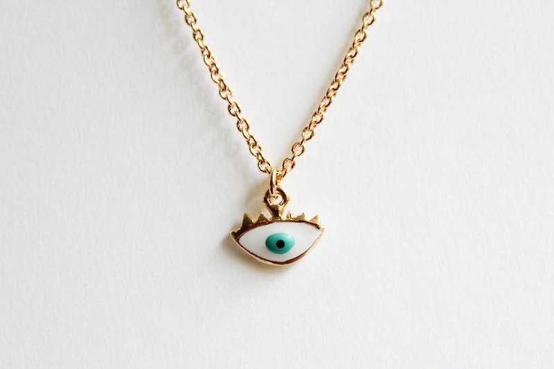 Green Eye - Pendant - Necklaces - Other Materials Green