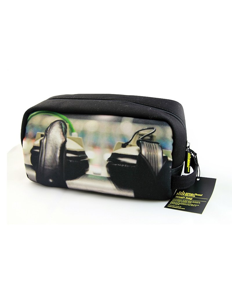 British Abby Road_Beatles Royal Studio Large Headphone Storage Bag - Defects Cleared - ที่เก็บหูฟัง - วัสดุอื่นๆ สีดำ