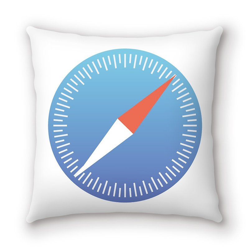 AppleWork iPillow Creative pillow: Safari PSPL-019 - หมอน - ผ้าฝ้าย/ผ้าลินิน ขาว