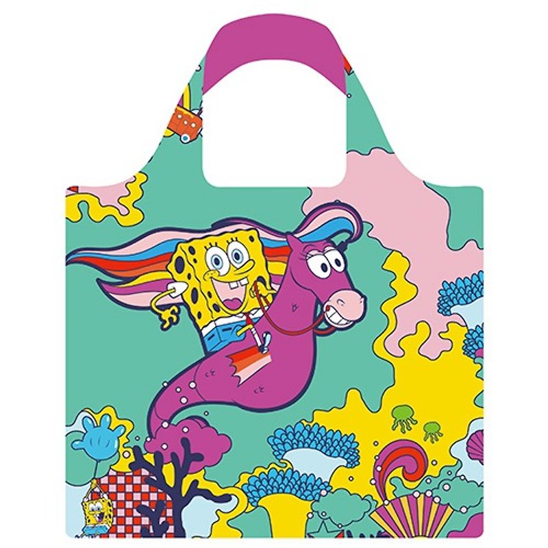 LOQI - Spongebob - Sea Horse - กระเป๋าแมสเซนเจอร์ - พลาสติก 