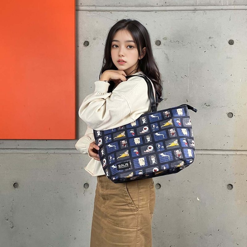 Solis鬼太郎聯名款妖怪樂園船型包 - 側背包/斜背包 - 聚酯纖維 多色