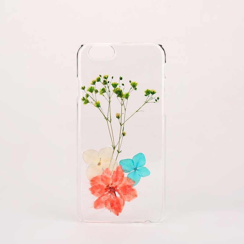 Clear Pressed Flower Phone Case for iPhone 6s iPhone 6 iPhone 5s iPhone 4s Samsung Galaxy - เคส/ซองมือถือ - พืช/ดอกไม้ หลากหลายสี