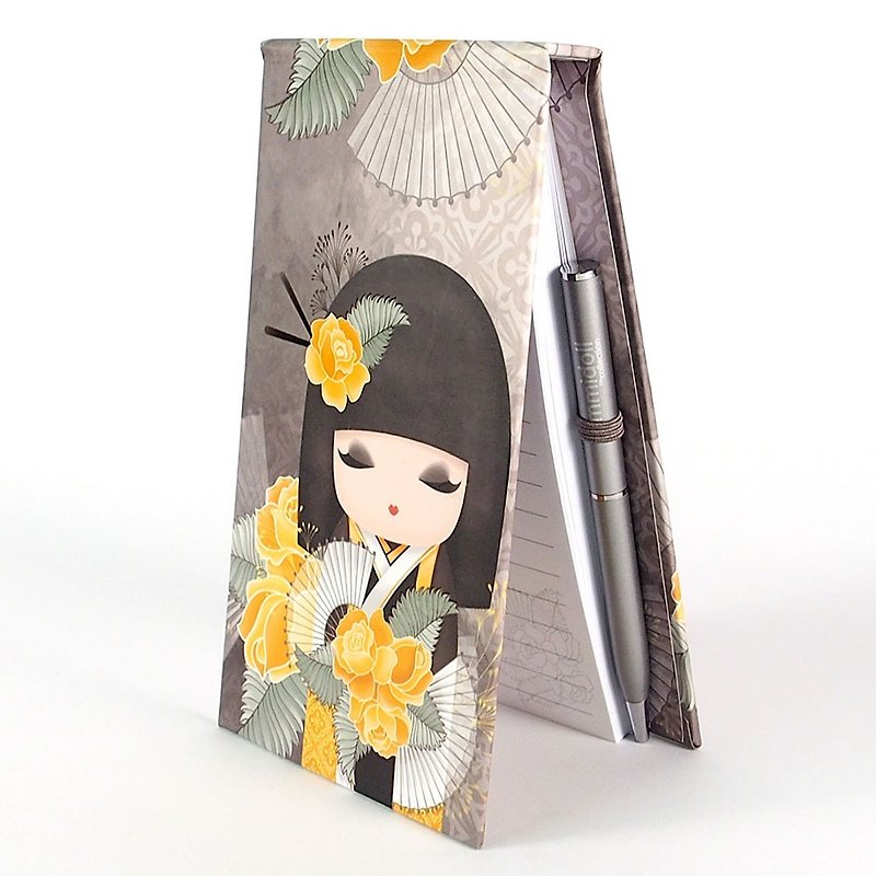 Notepad 80 pages with pen-Naomi is sincere and beautiful [Kimmidoll and blessing doll] - Notebooks & Journals - Paper Gold