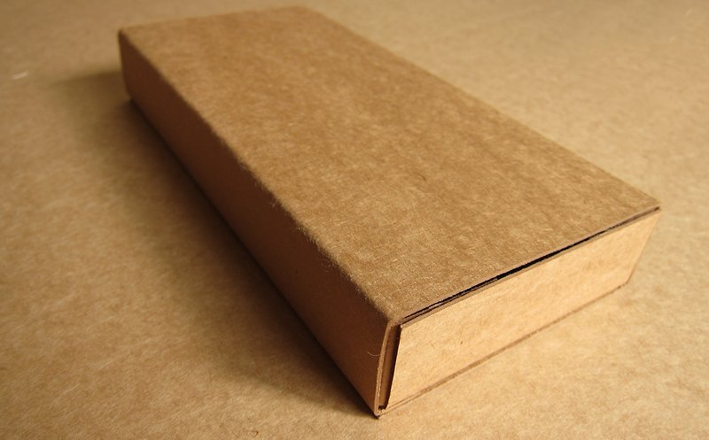 Hand-dyed long clip manual packaging area - Gift Wrapping & Boxes - Paper Brown