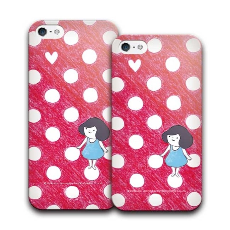 PIXOSTYLE iPhone 5 / 5S Style Case sinking hearts find 295 - Phone Cases - Plastic Pink