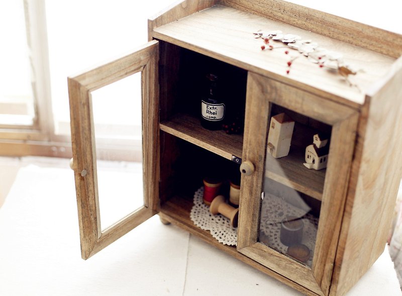 【好日戀物】日本Zakka風兩層木櫃 - 其他家具 - 木頭 咖啡色