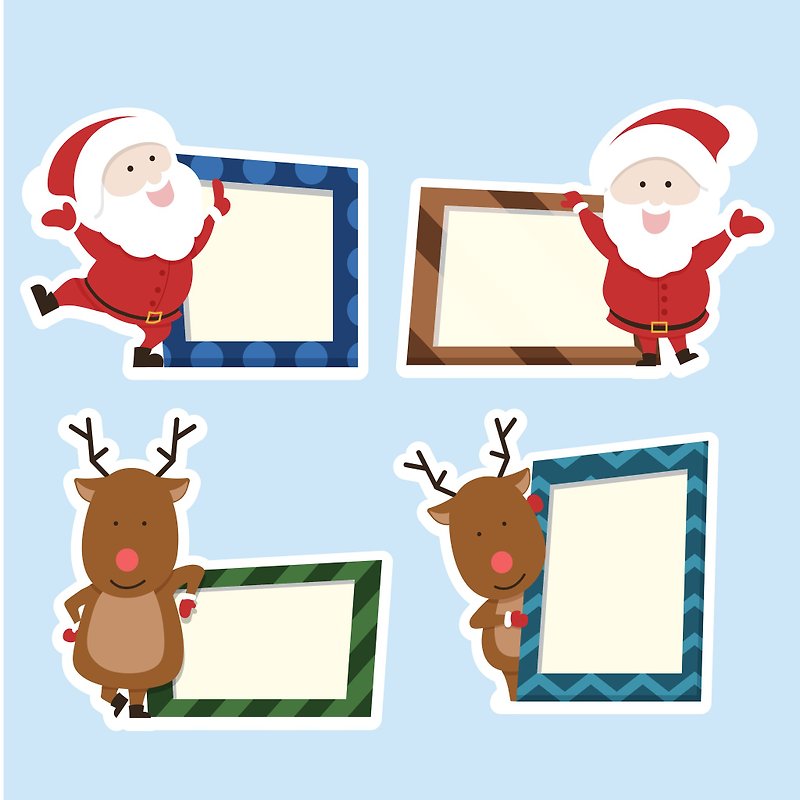 輕鬆做卡片/精美厚紙圖卡一套/手工卡片DIY材料/自己動手做禮物/聖誕系列6 - 心意卡/卡片 - 紙 綠色