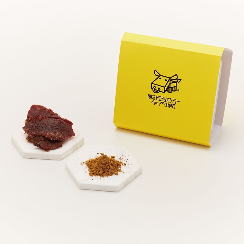 【黑田莉子】和風咖哩牛肉乾-盒裝 - 肉乾/肉鬆 - 新鮮食材 黃色