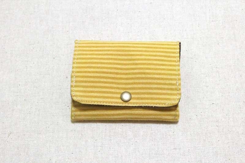 Change packet - yellow stripe color - Coin Purses - Other Materials Gold