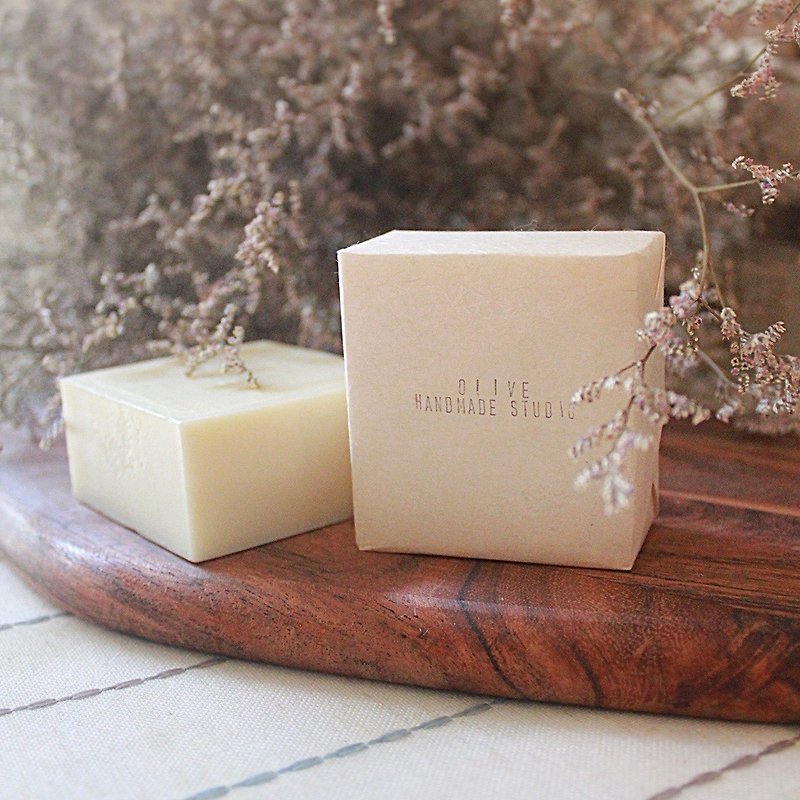 馬賽-72%橄欖手工皂/無香/純皂 - 肥皂/手工皂 - 其他材質 白色