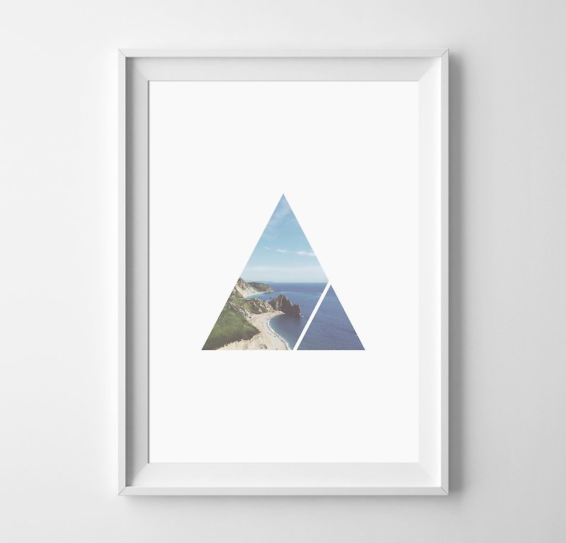Geometric figures can be customized to hang posters - Wall Décor - Paper 