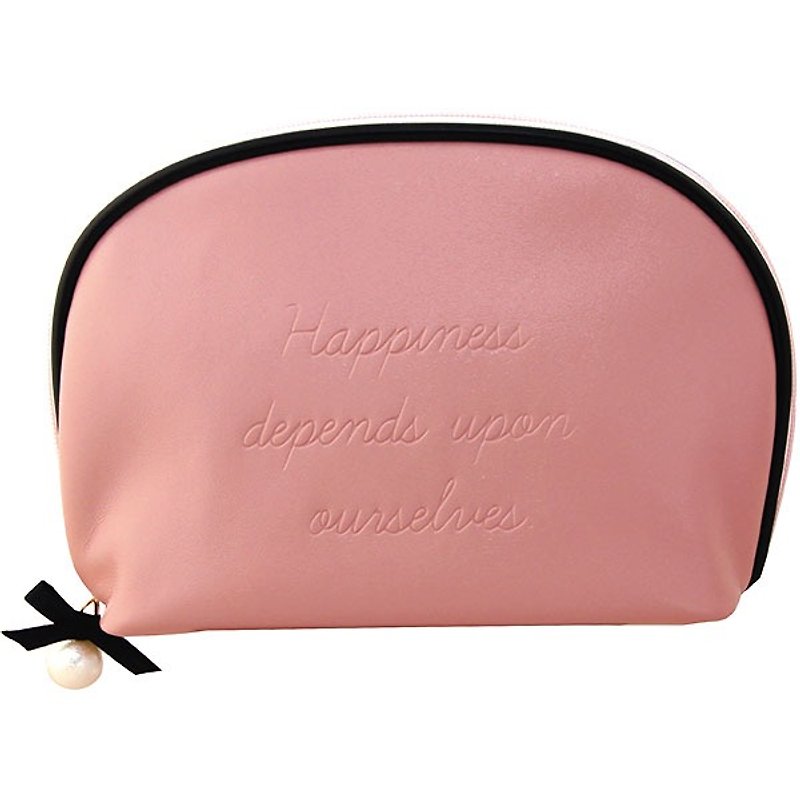 日本【LABCLIP】Flavie 系列多功能化妝包(拉鍊）/ 粉紅色 - 化妝包/收納袋 - 其他材質 粉紅色