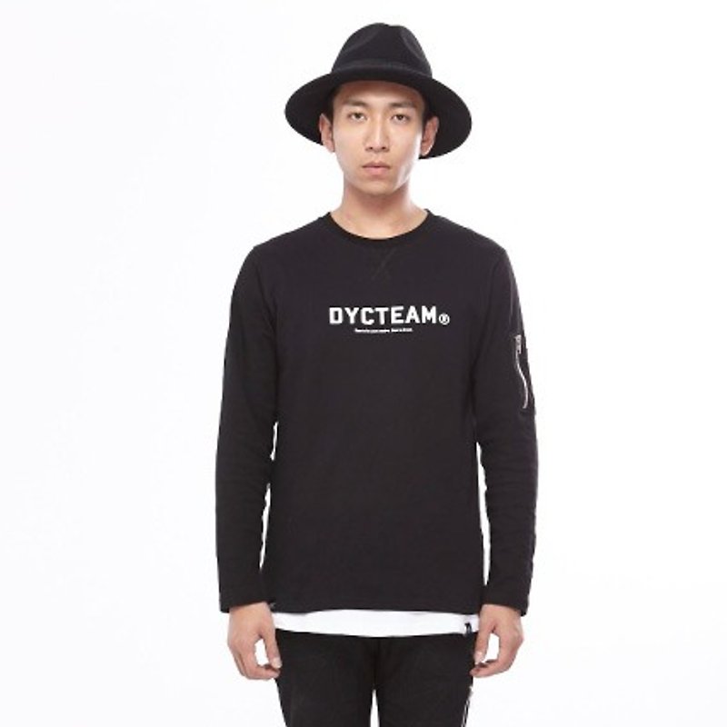 DYCTEAM long-sleeved T-shirt - Men's T-Shirts & Tops - Other Materials Black