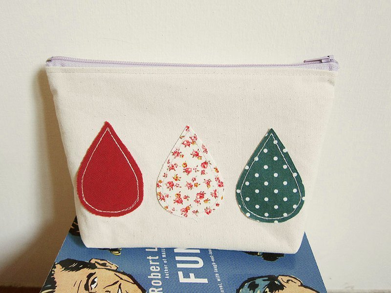 Pencil Pouch autumn Raindrops - กล่องดินสอ/ถุงดินสอ - วัสดุอื่นๆ 