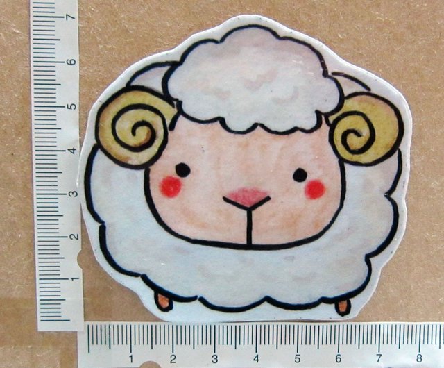 手描きイラスト風 完全防水シール 羊 羊の鳴き声 ショップ Babyrabbits2 シール Pinkoi 手描きイラスト風 完全防水シール 羊 羊の鳴き声 ショップ Babyrabbits2 シール Pinkoi