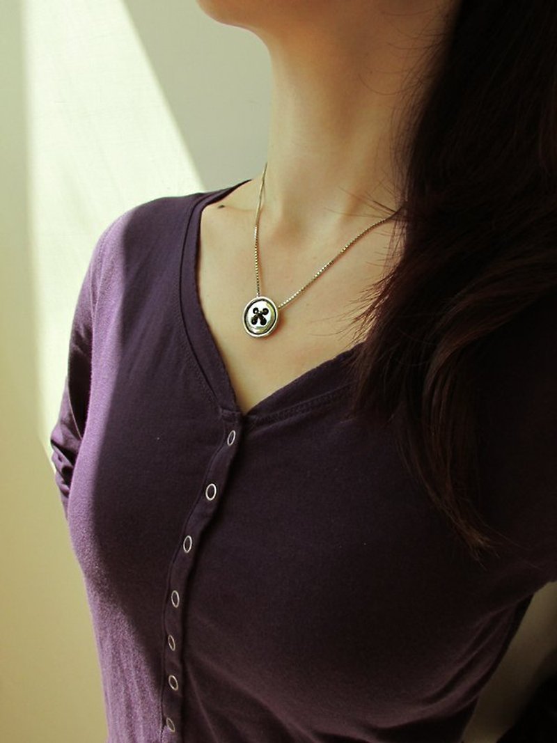 yearning necklace | mittag jewelry | handmade and made in Taiwan - สร้อยคอ - เงิน สีเงิน