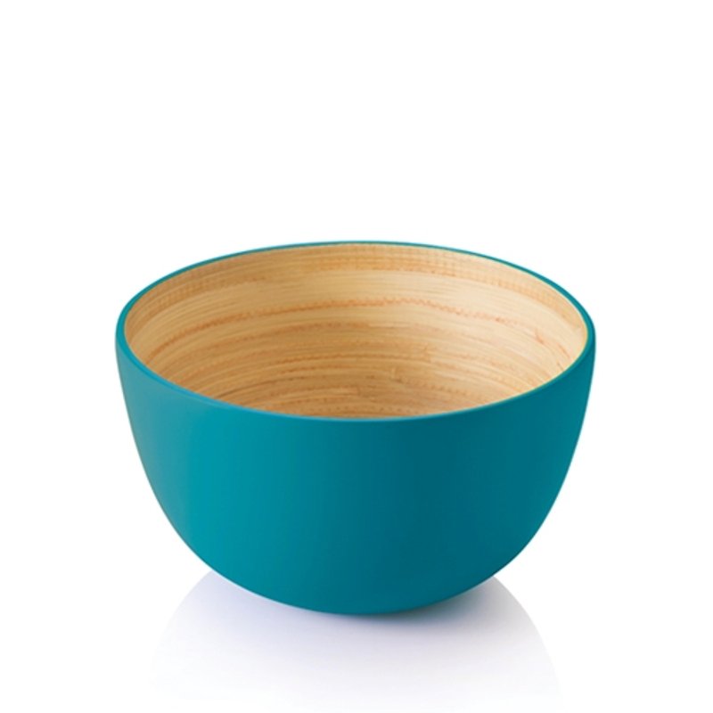 Bambu │ bamboo wind mini small round bowl - peacock blue - Bowls - Bamboo Blue