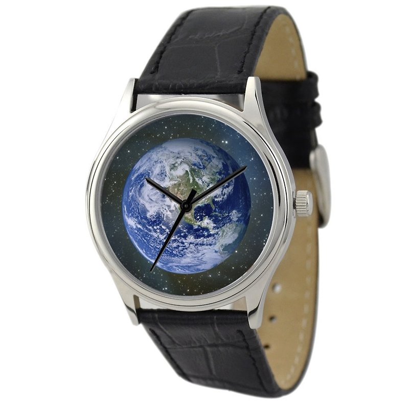 地球手錶 - 女錶 - 其他金屬 藍色