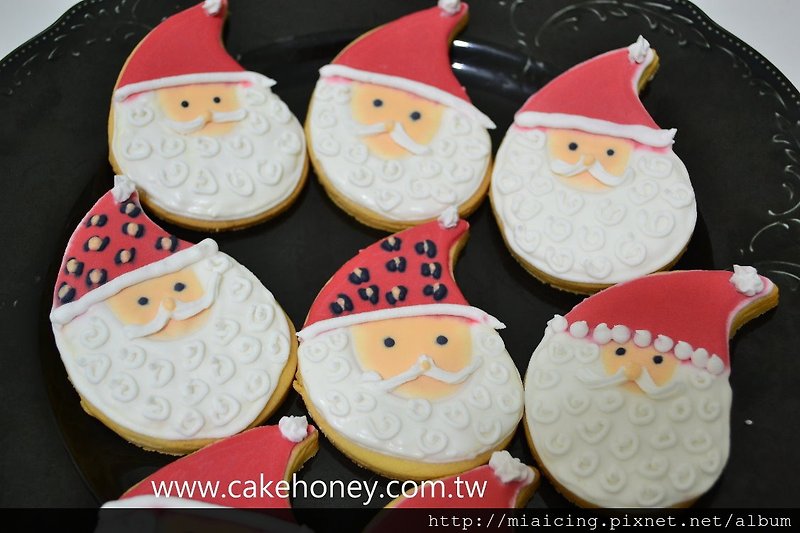 C.Angel fortune cookie design dessert flavor ❤ Santa Christmas sugar cookie limited edition / limited edition 50 of this schedule ❤ - Handmade Cookies - Fresh Ingredients 