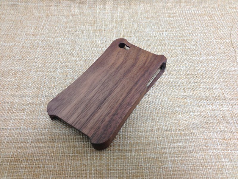 Wkidea iPhone 4/4S 3D人體工學木作殼_胡桃木（全球限量100組） - 其他 - 木頭 咖啡色