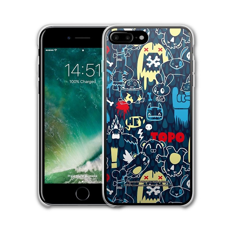 AppleWork iPhone 6/7/8 Plus Original Protective Case - DGPH PSIP-218 - Phone Cases - Plastic Black