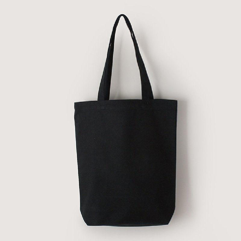 Tote bag-Black - กระเป๋าแมสเซนเจอร์ - วัสดุอื่นๆ สีดำ