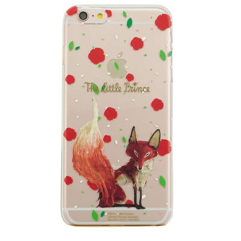 Little Prince Movie Edition Authorized Series - [Rose Fox] -TPU phone shell "iPhone / Samsung / HTC / LG / Sony / millet / OPPO" - Phone Cases - Silicone Red