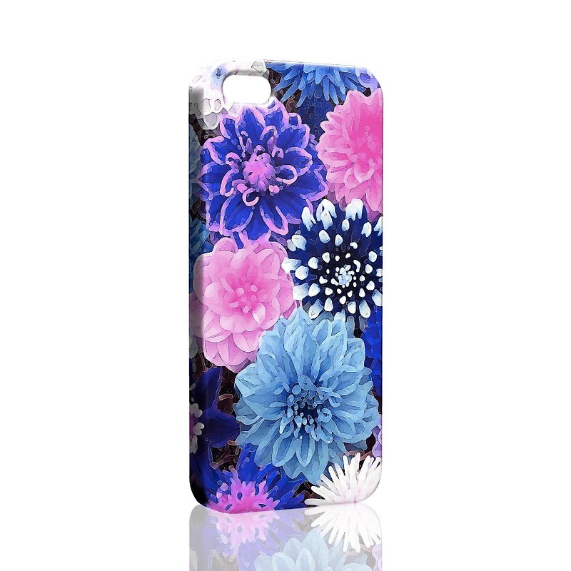 Flower Dance 3 Custom Samsung S5 S6 S7 note4 note5 iPhone 5 5s 6 6s 6 plus 7 7 plus ASUS HTC m9 Sony LG g4 g5 v10 phone shell mobile phone sets phone shell phonecase - เคส/ซองมือถือ - พลาสติก สีน้ำเงิน