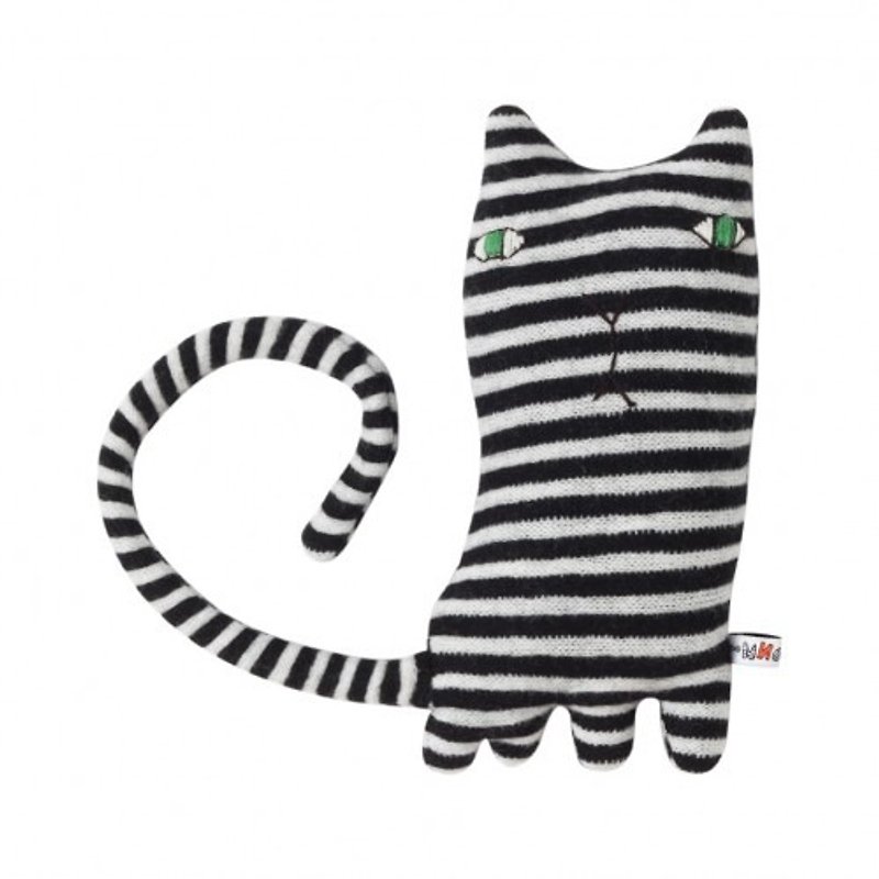 Mono Cat 純羊毛玩偶 | Donna Wilson - 公仔模型 - 羊毛 黑色
