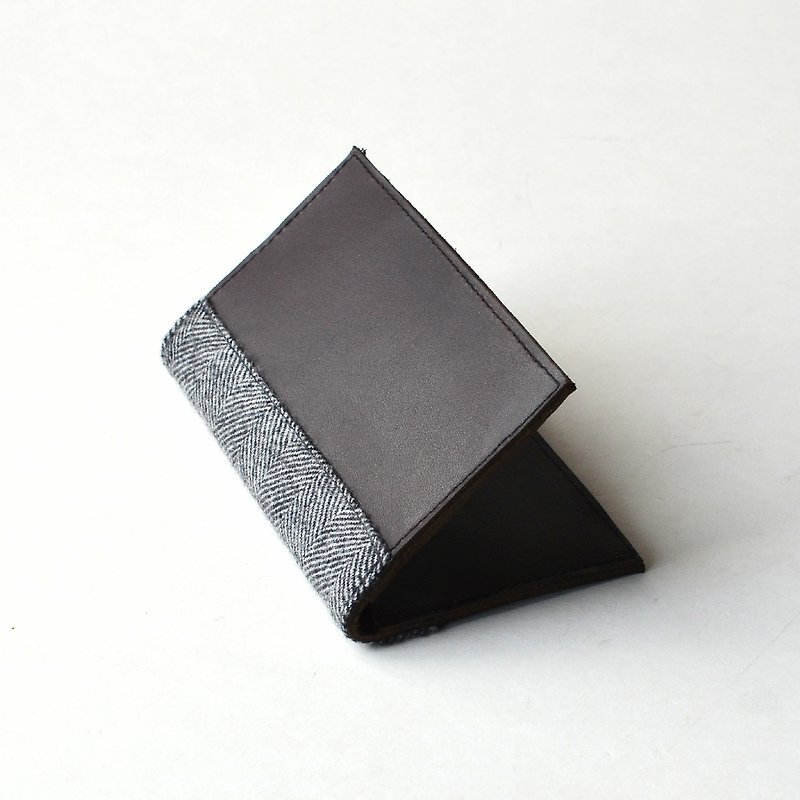 [Manual] gentleman lady Han prove the urban jungle of business card holder clip (cloth has been revised, see the instructions in the text before the subscript) - Card Holders & Cases - Genuine Leather Black