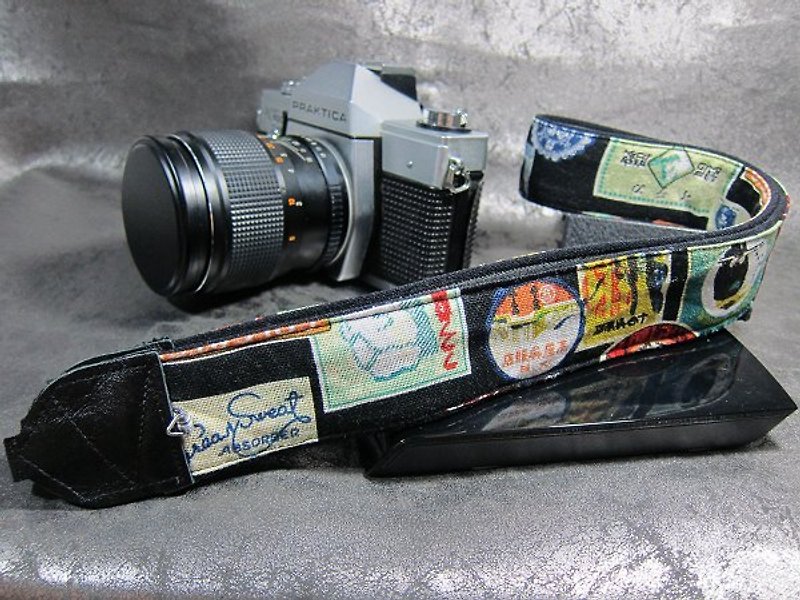 "古著"減壓背帶 相機 烏克麗麗 Camera  Strap - 相機帶/腳架 - 其他材質 