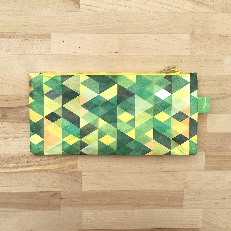 Germany Paprcuts.de Waterproof Pencil Case-Kaleidoscope Green - Pencil Cases - Waterproof Material 