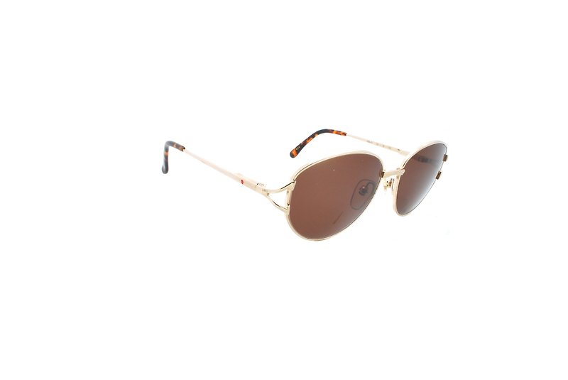 Solex SY-519 COL.01 Antique sunglasses made in Hong Kong in the 90s - Sunglasses - Other Metals Gold