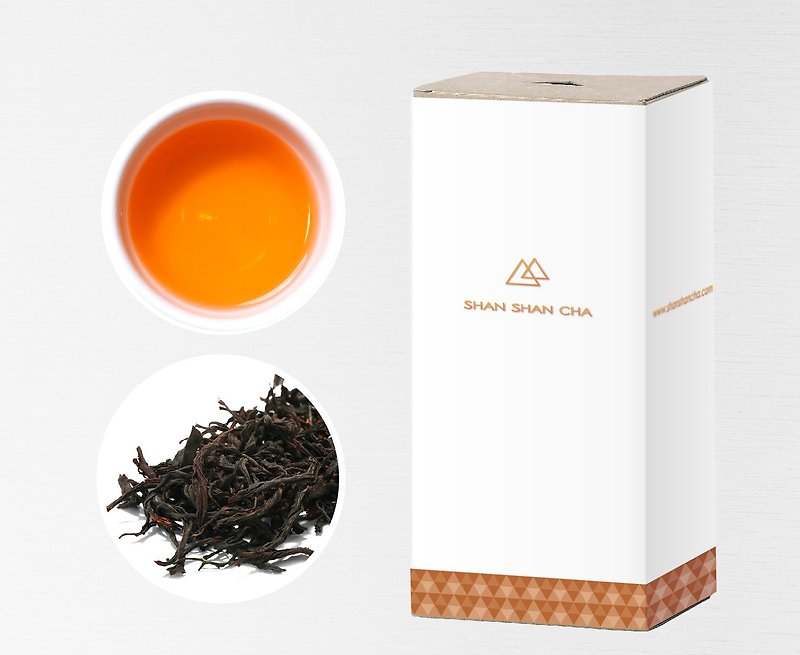 [Mountain Camellia] Natural Farming Method Honey Fragrant Black Tea Tea Refill Pack (100g/box) - ชา - วัสดุอื่นๆ สีทอง