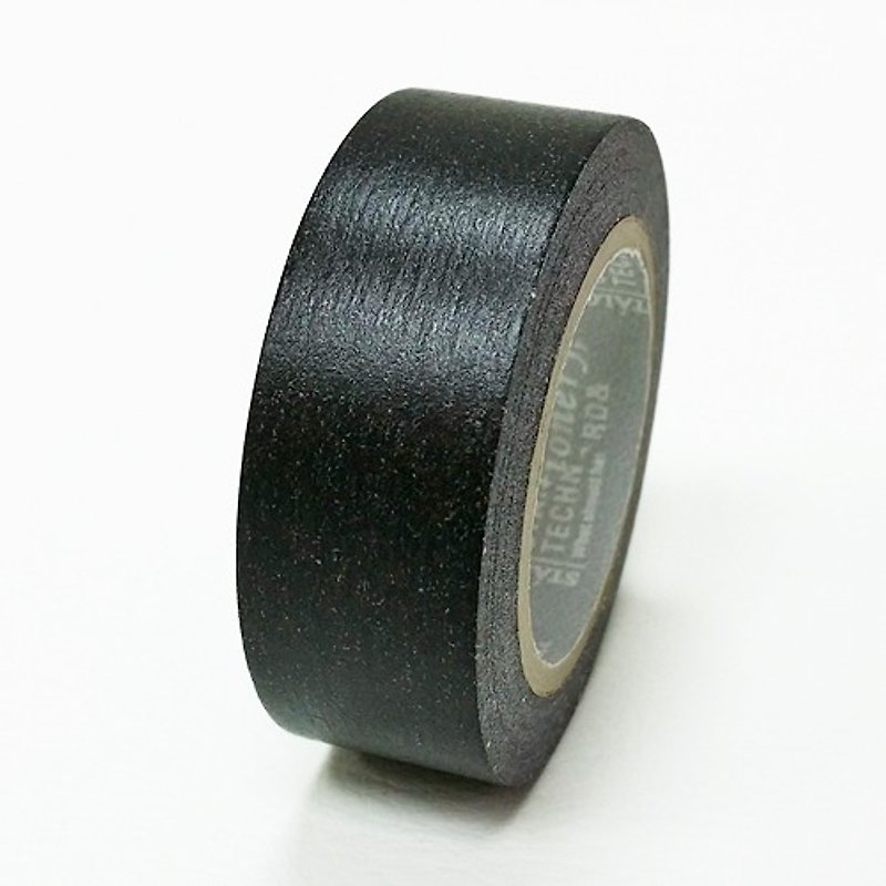 【Stalogyと和紙テープナイトブラック（S1211）]カッターに取り付け - マスキングテープ - 紙 ブラック