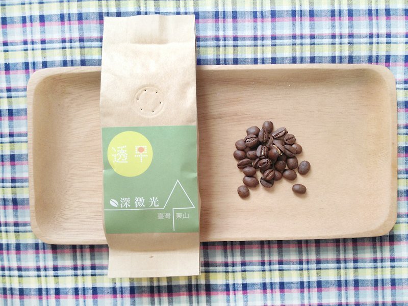 台南東山 深微光 咖啡豆-1/8磅 - 咖啡/咖啡豆 - 新鮮食材 綠色