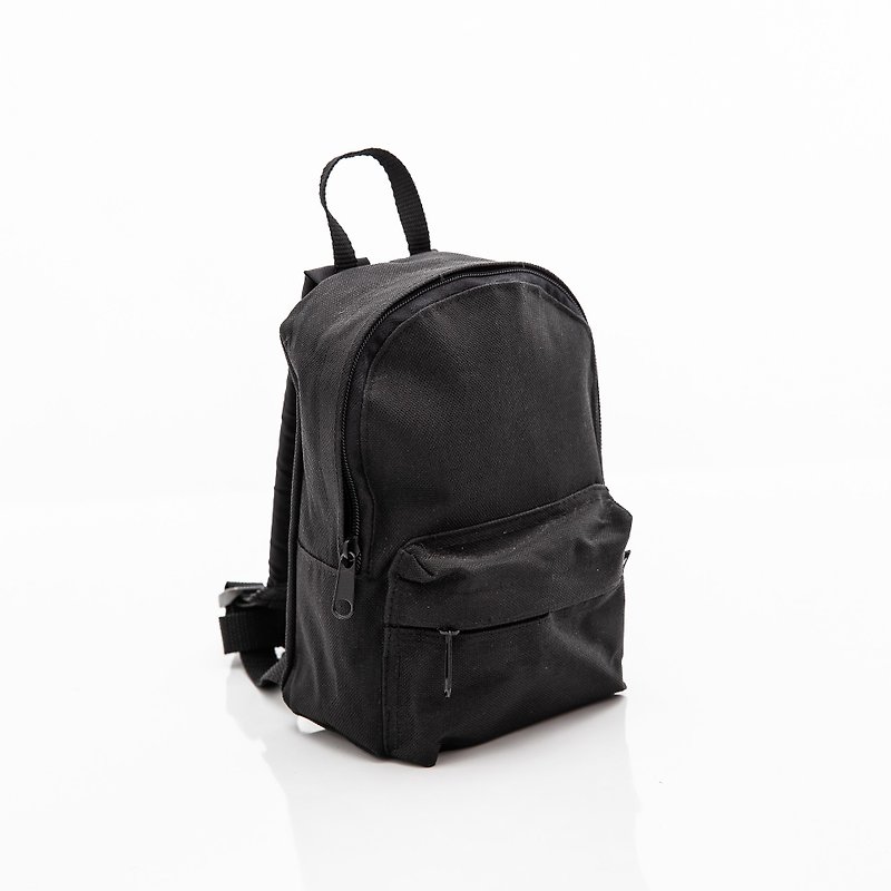 TiDi personalized black anti-lost backpack - กระเป๋าสะพาย - วัสดุกันนำ้ สีดำ