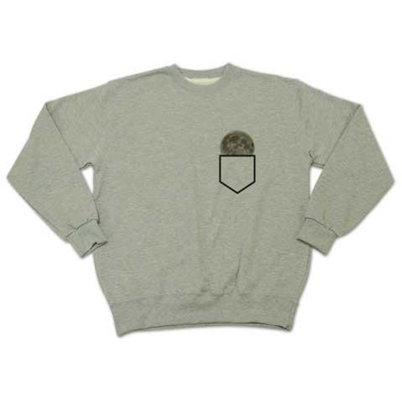 Moon pocket（sweat） - 男 T 恤 - 其他材質 