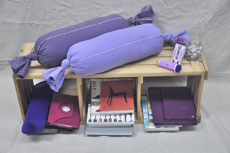 グッドライフの癒し部門：キャンディ枕（パープルの組み合わせ） - 枕・クッション - その他の素材 パープル