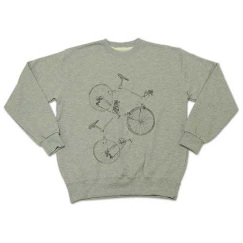 clear bicycle（sweat） - Tシャツ メンズ - その他の素材 