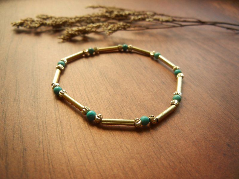 * Coucoubird * turquoise bracelet - Bracelets - Other Metals Blue