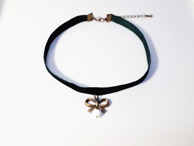 文胤W&Y - Jungle Green Choker , Agate Necklace (4 colors) - Necklaces - Other Materials Black