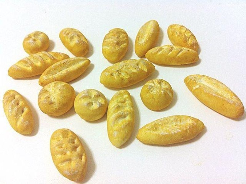 Bread 耳環組(可改耳夾式)   ((滿500隨機送神秘小禮物)) - 耳環/耳夾/耳骨夾 - 其他材質 橘色