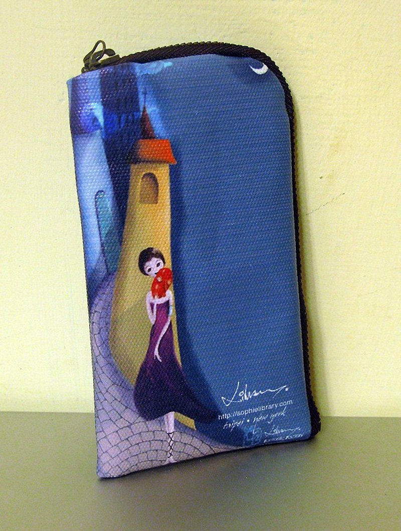 'Gal w / mask' mask girl - iPhone5 phone socket - Other - Waterproof Material 