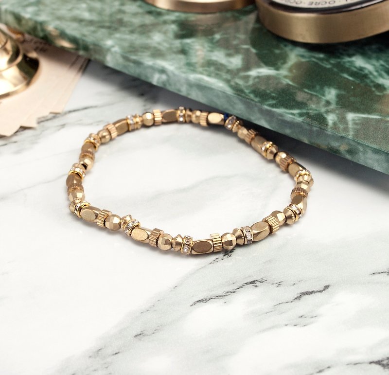 // La Don // [Flexible brass bracelet - indeed 06] - Bracelets - Other Metals Gold