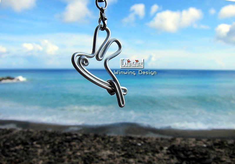Aluminum type. Traveling Flying Fish Jewelry - Necklaces - Other Metals 