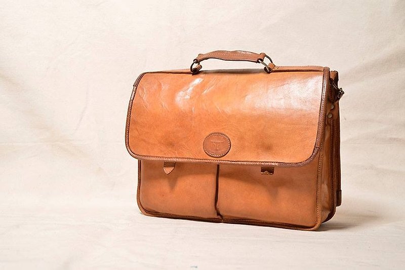 Vintage antique package - Briefcases & Doctor Bags - Genuine Leather Brown