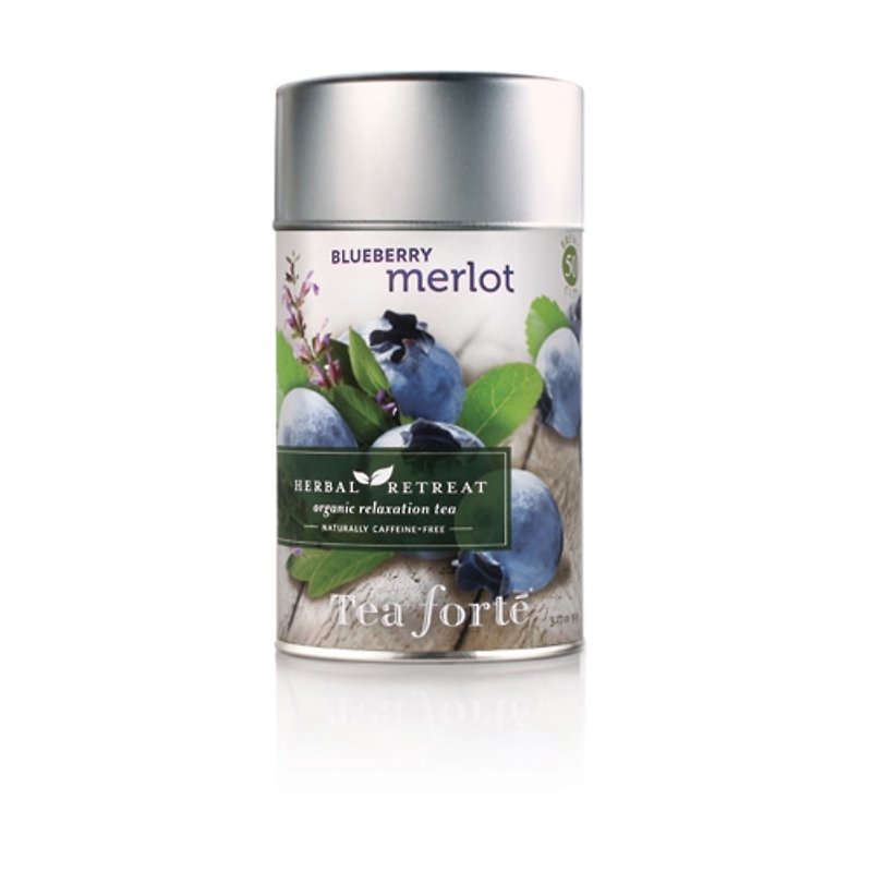Canned Tea Forte tea series - blueberry nectar Blueberry Merlot Merlot - Tea - Fresh Ingredients Blue